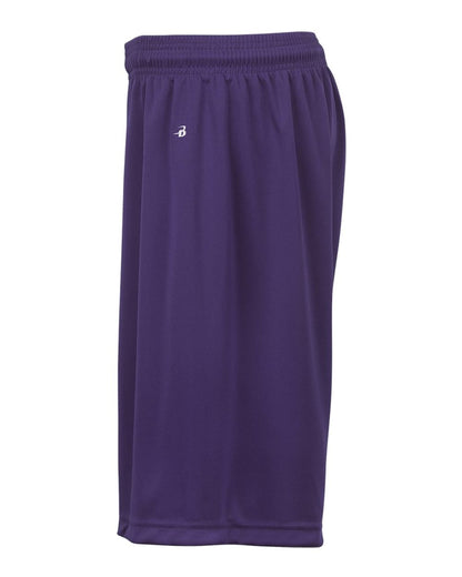 Badger Youth B-Dry 6" Shorts 2107 #color_Purple 