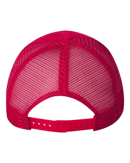 Valucap Five-Panel Trucker Cap 8804H #color_Red