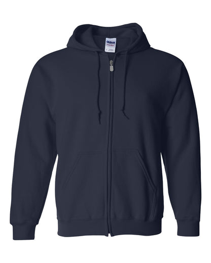 Gildan Unisex Heavy Blend™ Full-Zip Hooded Sweatshirt 18600 #color_Navy