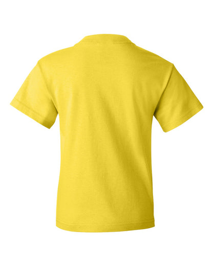 Fruit of the Loom HD Cotton Youth Short Sleeve T-Shirt 3930BR #color_Yellow