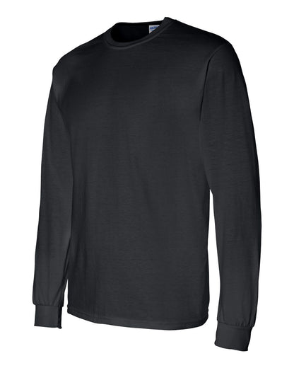Gildan Unisex DryBlend® 50/50 Long Sleeve T-Shirt 8400 #color_Black