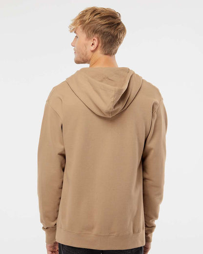 Independent Trading Co. Unisex Midweight Full-Zip Hooded Sweatshirt SS4500Z #colormdl_Sandstone