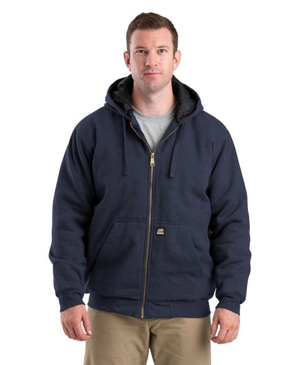 Berne Apparel Men's Glacier Full-Zip Hooded Jacket SZ612 #colormdl_Navy
