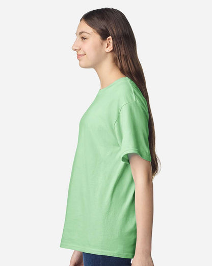 Gildan Youth Light Cotton T-Shirt 3000B #colormdl_Mint Green