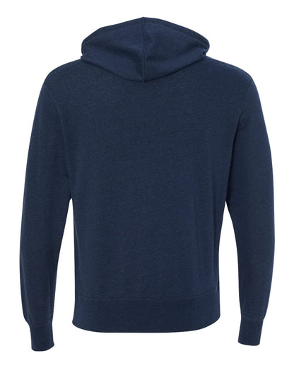 Independent Trading Co. Midweight French Terry Hooded Sweatshirt PRM90HT #color_Navy Heather