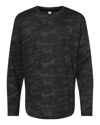 LAT Men's Fine Jersey Long Sleeve Tee 6918 #color_Storm Camo
