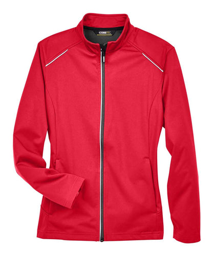 CORE365 Women's Techno Lite Three-Layer Knit Tech-Shell CE708W #color_Classic Red