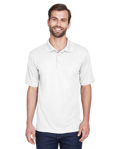 UltraClub Men's Cool & Dry Mesh Piqué Polo 8210 #colormdl_White