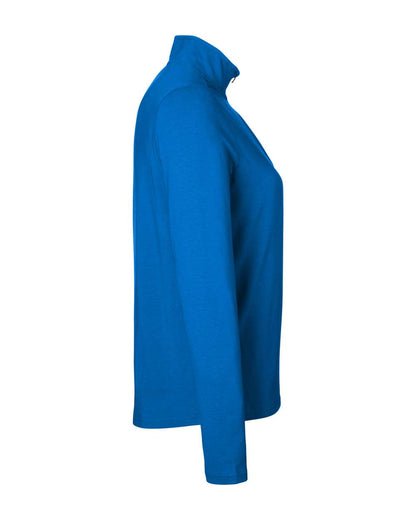 Devon & Jones Women's Raleigh Stretch Quarter-Zip Pullover DG425W #color_French Blue