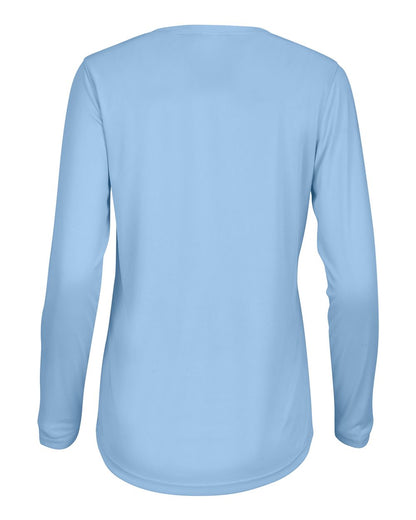 Paragon Women's Long Islander Performance Long Sleeve T-Shirt 214 #color_Blue Mist