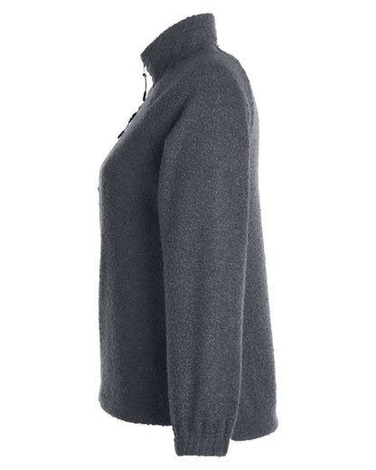 North End Women's Aura Sweater Fleece Quarter-Zip Pullover NE713W #color_Carbon/ Carbon