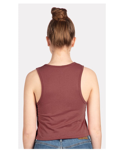 Next Level Women's Festival Crop Tank 5083 #colormdl_Smoked Paprika