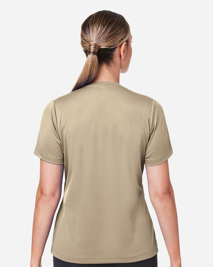 Team 365 Women's Zone Performance Mesh T-Shirt TT15W #colormdl_Desert Khaki