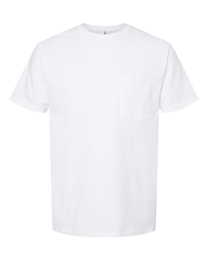 Tultex Heavyweight Jersey Pocket T-Shirt 293 #color_White