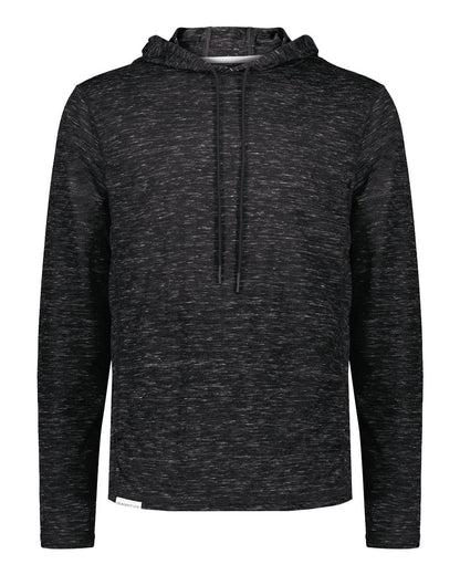 Holloway Men's Eco Revive™ Monterey Hooded Sweatshirt 222745 #color_Black Heather