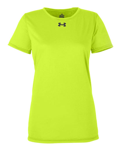Under Armour Women's Team Tech™ T-Shirt 1376847 #color_High-Vis Yellow/ Black