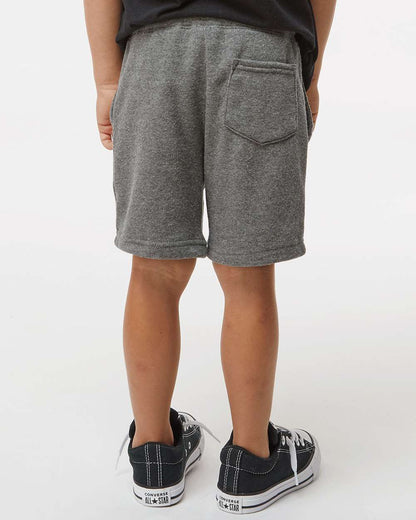 Independent Trading Co. Toddler Lightweight Special Blend Fleece Shorts PRM11SRT #colormdl_Nickel