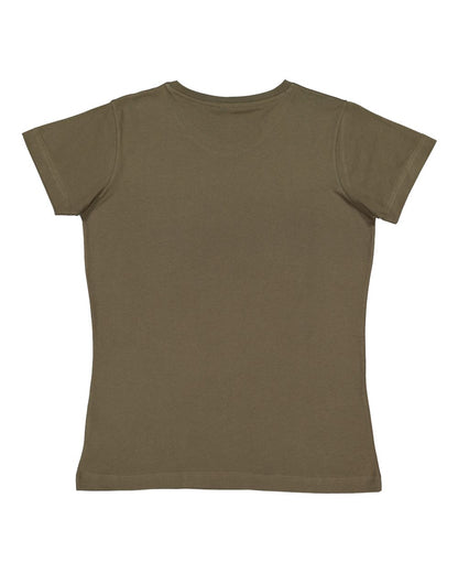 LAT Women's Fine Jersey Tee 3516 #color_Military Green