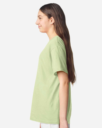 Gildan Youth Light Cotton T-Shirt 3000B #colormdl_Pistachio