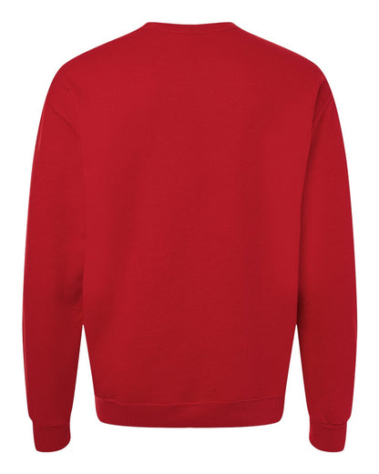 JERZEES Unisex Ultimate CVC Crewneck Sweatshirt IC48MR #color_True Red