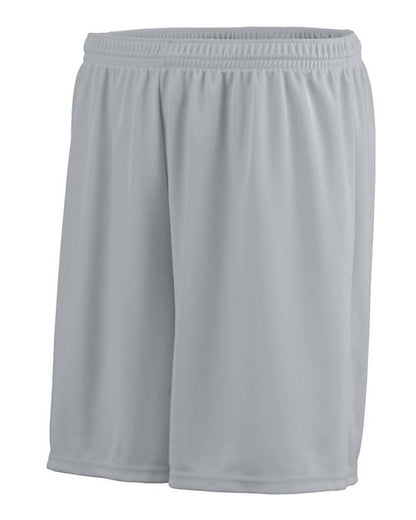Augusta Sportswear Youth Octane Shorts 1426 #color_Silver Grey