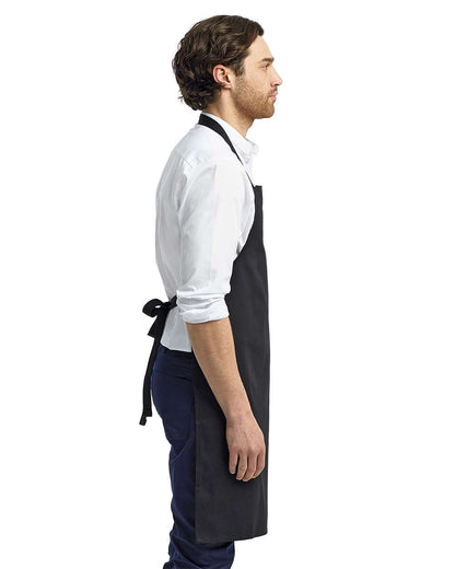 Artisan Collection by Reprime Organic Cotton Bib Apron RP102 #colormdl_Black