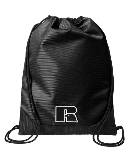Russell Athletic Lay-Up Carrysack Drawstring Bag UB84UCS #color_Black