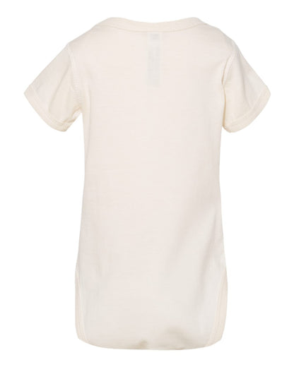 Rabbit Skins Infant Fine Jersey Bodysuit 4424 #color_Natural