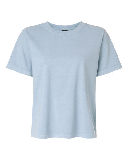 BELLA + CANVAS Women's Garment-Dyed Tee 6110GD #color_Light Washed Denim
