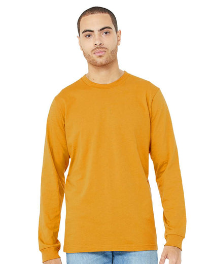 BELLA + CANVAS Jersey Long Sleeve Tee 3501 #colormdl_Mustard