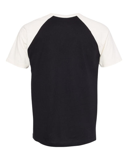 Next Level Cotton Raglan T-Shirt 3650 #color_Natural/ Black