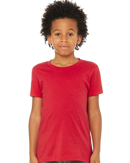 BELLA + CANVAS Youth Jersey Tee 3001Y #colormdl_Red