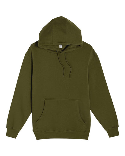 Lane Seven Unisex Premium Pullover Hooded Sweatshirt LS14001 #color_Army Green