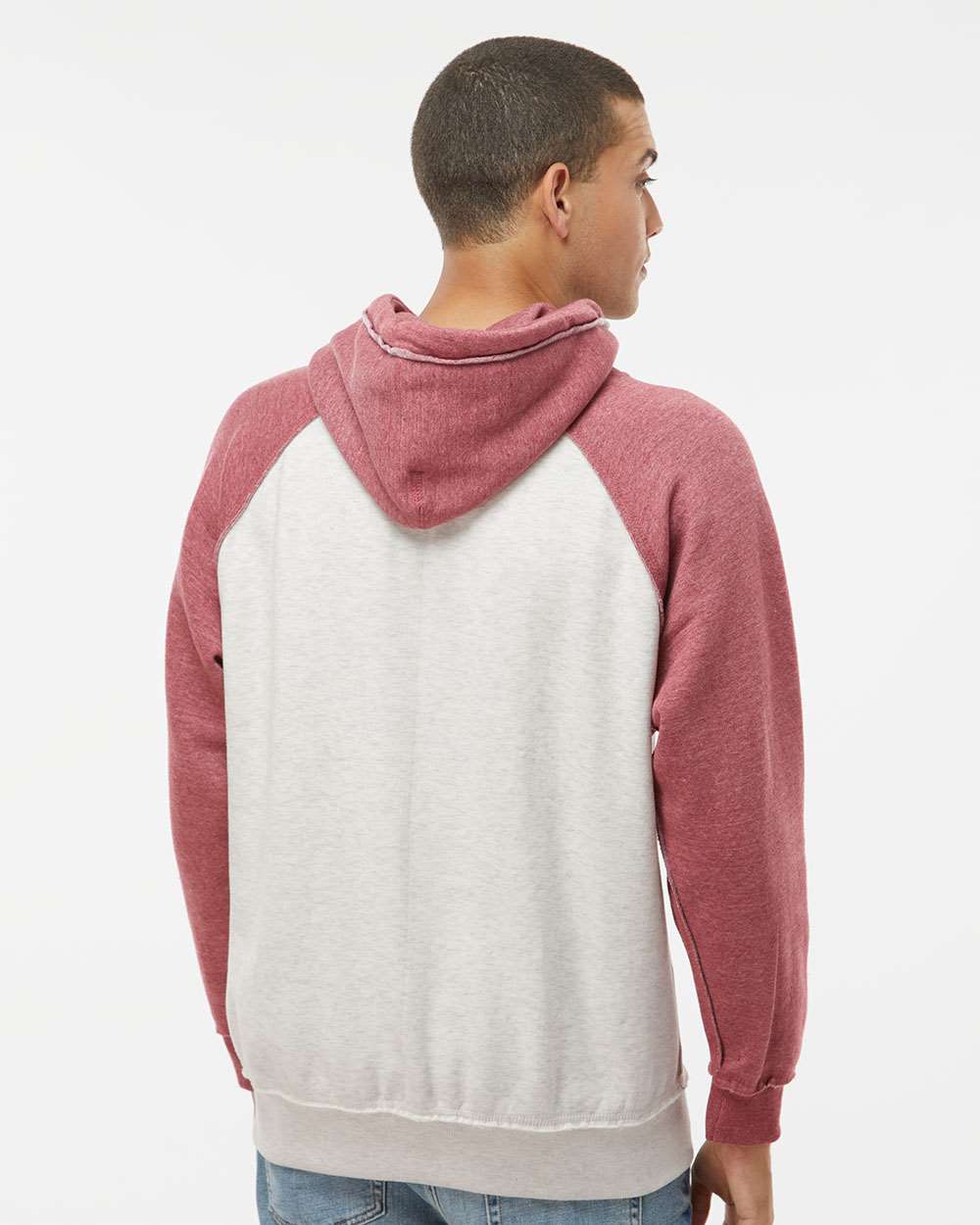 #colormdl_Oatmeal Heather/ Simply Red Heather