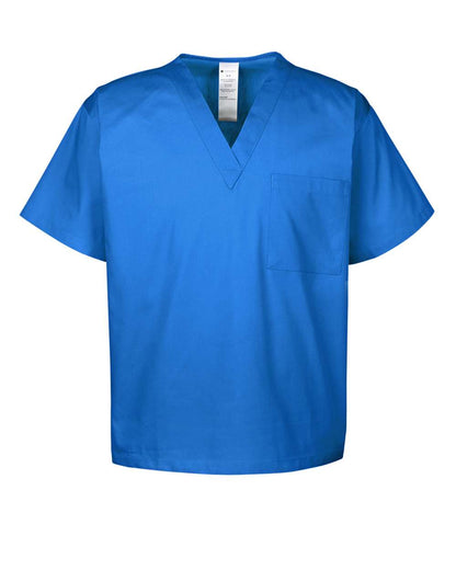 Harriton Unisex Restore Scrub Top M897 #color_True Royal