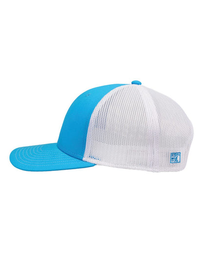 The Game Everyday Trucker Cap GB452E #color_Aqua Blue/ White
