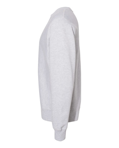 Independent Trading Co. Unisex Legend Premium Heavyweight Cross-Grain Crewneck Sweatshirt IND5000C #color_Grey Heather