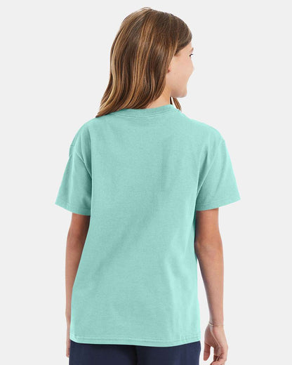 Hanes Authentic Youth T-Shirt 5450 #colormdl_Clean Mint