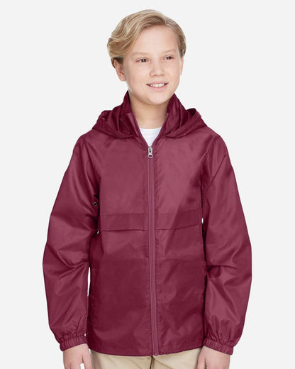 Team 365 Youth Zone Protect Lightweight Jacket TT73Y #colormdl_Sport Maroon