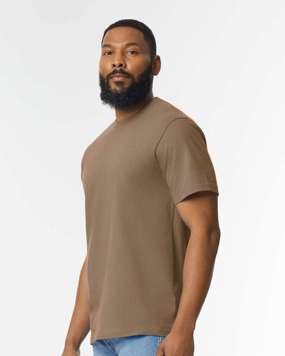 Gildan Unisex Softstyle® Midweight T-Shirt 65000 #colormdl_Brown Savana