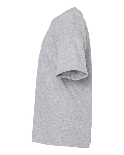 M&O Youth Gold Soft Touch T-Shirt 4850 #color_Athletic Grey