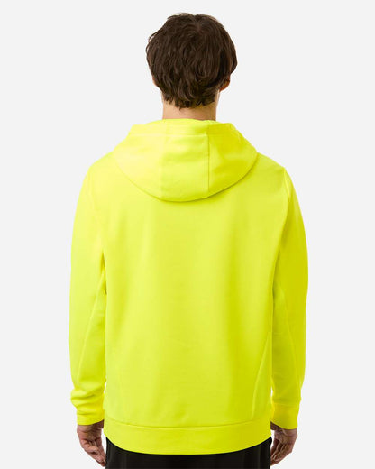 Team 365 Unisex Squad Hooded Tech Fleece Pullover TT400 #colormdl_Safety Yellow