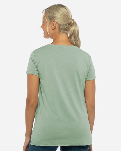 Next Level Women's Festival Scoop Neck T-Shirt 5030 #colormdl_Stonewash Green