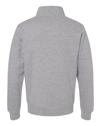 J. America Unisex Heavyweight Fleece Quarter-Zip Sweatshirt 8717 #color_Oxford