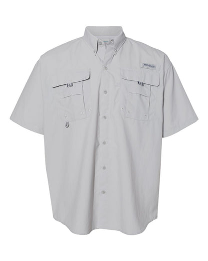 Columbia Men's PFG Bahama™ II Short Sleeve Shirt 212464 #color_Cool Grey