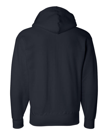 J. America Men's Premium Full-Zip Hooded Sweatshirt 8821 #color_Navy