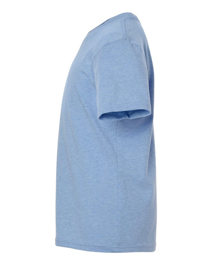 Next Level Youth CVC T-Shirt 3312 #color_Heather Columbia Blue