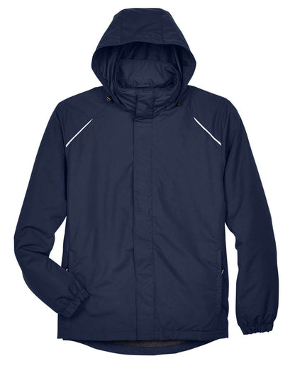 CORE365 Men's Tall Profile Fleece-Lined All-Season Jacket 88224T #color_Classic Navy