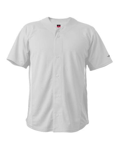 Alleson Athletic Crush Full Button Baseball Jersey 566BFJ #color_White