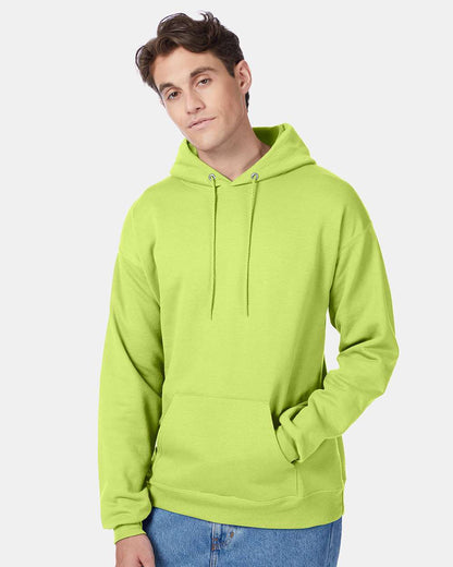 Hanes Unisex EcoSmart® Hooded Sweatshirt P170 #colormdl_Safety Green
